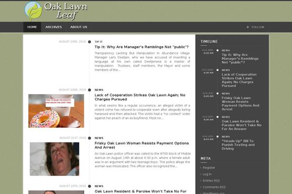 Weeklynews-child theme site design template sample