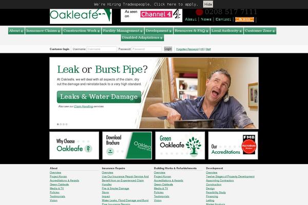 oakleafeltd.com site used Oakleafe