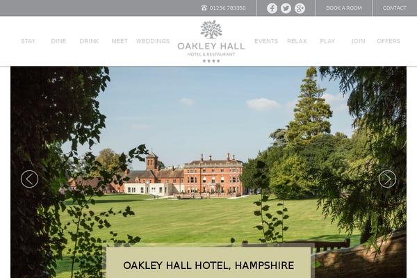 oakleyhall-park.com site used Oakley-hall