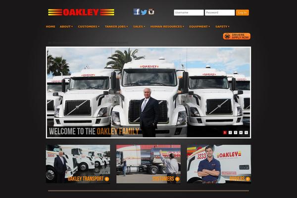 oakleytransport.com site used Oakley