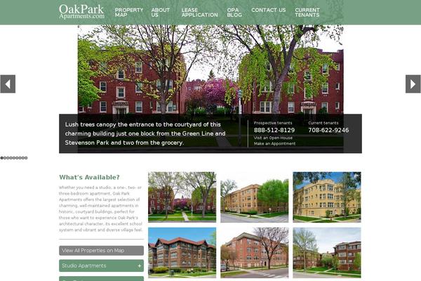 oakparkapartments.com site used Oak-park