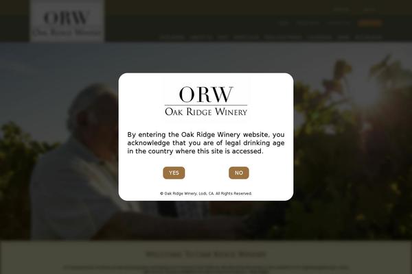 oakridgewinery.com site used Designthis-wordpress-theme