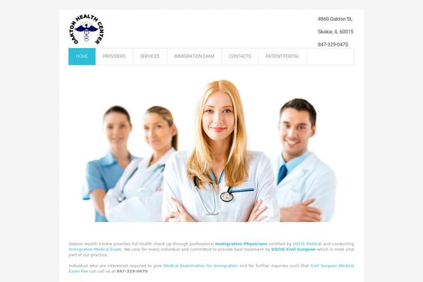 MediCure theme site design template sample