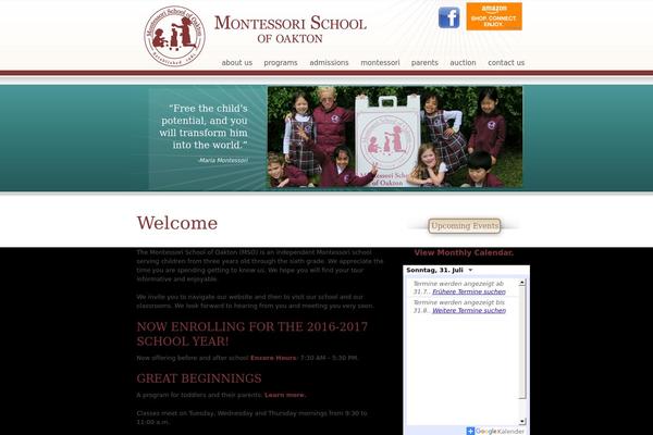 oaktonmontessori.com site used Oakton
