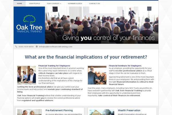 oaktreefinancialtraining.com site used Webpresence_template