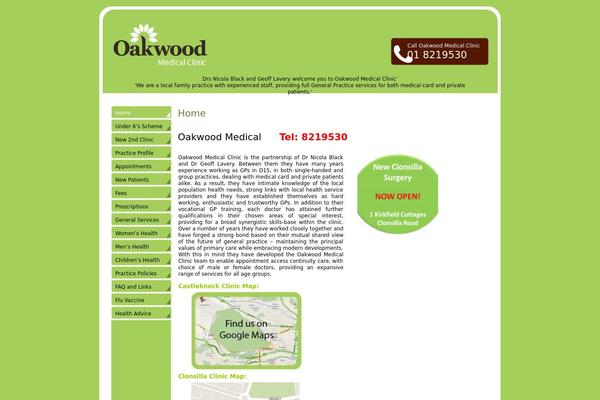 oakwoodmedical.ie site used Xhtmlchop_3980