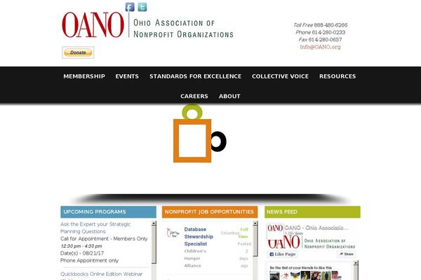oano.org site used Oano