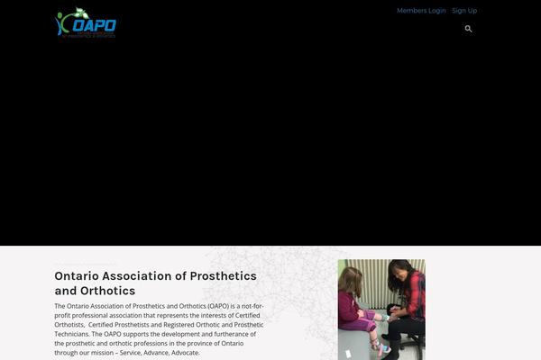 oapo.org site used Oapo-theme