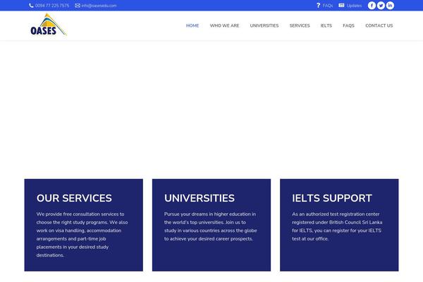 WordPress website example screenshot
