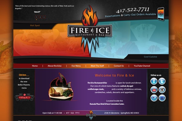 oasisfireandice.com site used Fire_ice