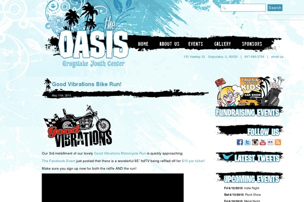 Oasis theme site design template sample