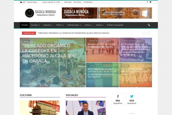 Newspaper theme site design template sample