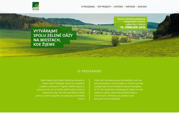 oazy.sk site used Oazytheme