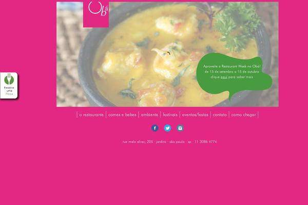 obarestaurante.com.br site used Oba