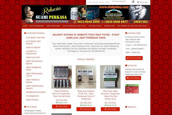obatpaten.com site used Indostore5.0.2d