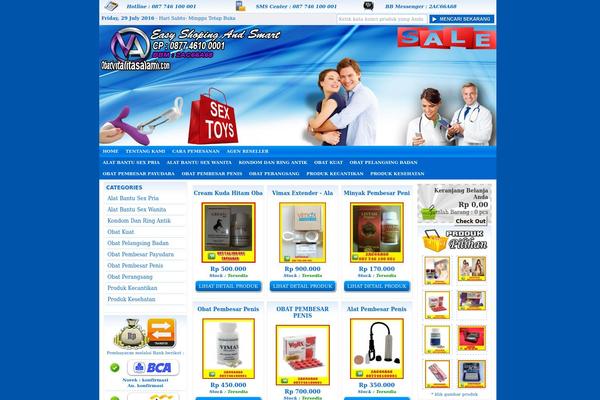 IndoStore theme site design template sample