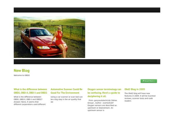 StrapVert theme site design template sample