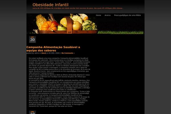 obesidadeinfantil.info site used Vegetable