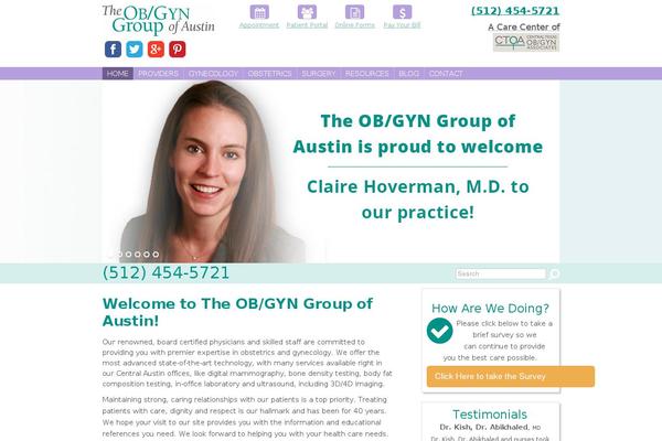 WordPress website example screenshot