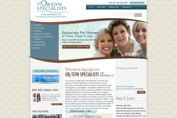 obgynspb.com site used Ogspb