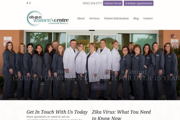 Total theme site design template sample