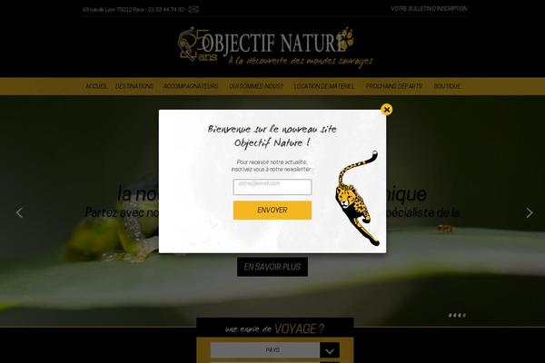 onature theme websites examples