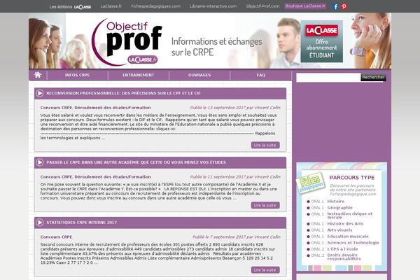objectif-prof.com site used Objectifprof_new
