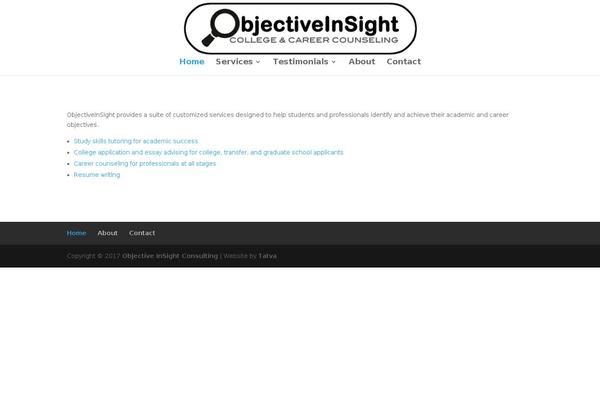 objectiveinsightconsulting.com site used Johanna