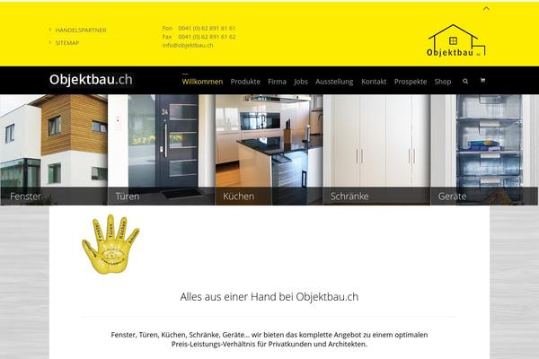objektbau.ch site used Sml-theme