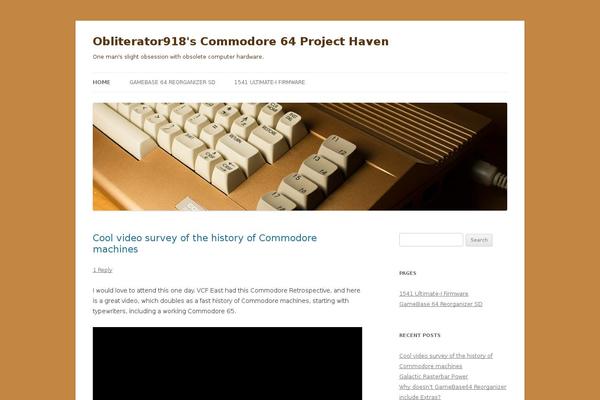 Twenty Twelve theme site design template sample