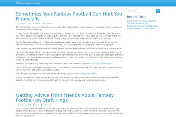 Twenty Twenty theme site design template sample