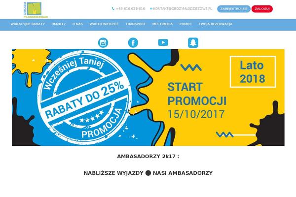 obozymlodziezowe.pl site used Obozy