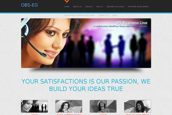 obs-eg.com site used D5 Business Line