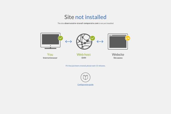 observatoire-travail-temporaire.com site used Observatoire