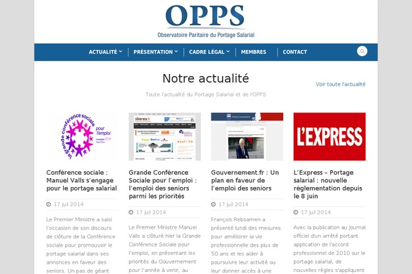 observatoireportagesalarial.fr site used Opps