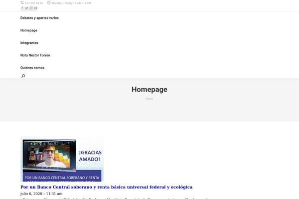 The7 theme site design template sample