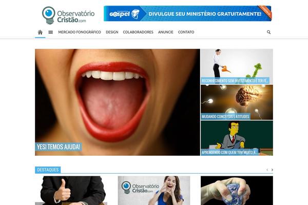 Newspaper theme site design template sample