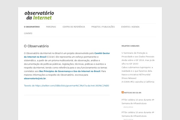 WordPress website example screenshot