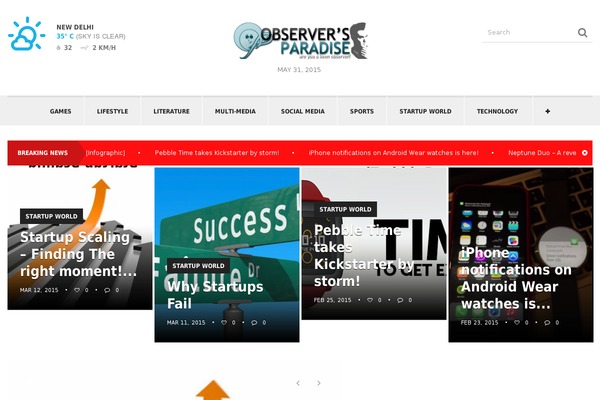 observerzparadise.com site used Ryzen