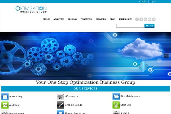 obusinessgroup.com site used Appointment Blue