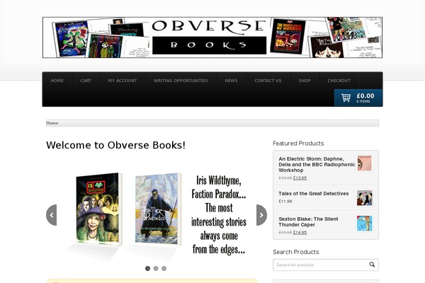 Bookshop theme site design template sample