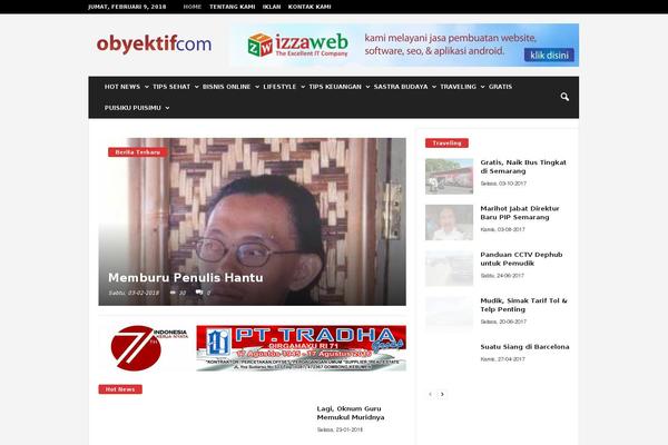 NewsMag theme site design template sample
