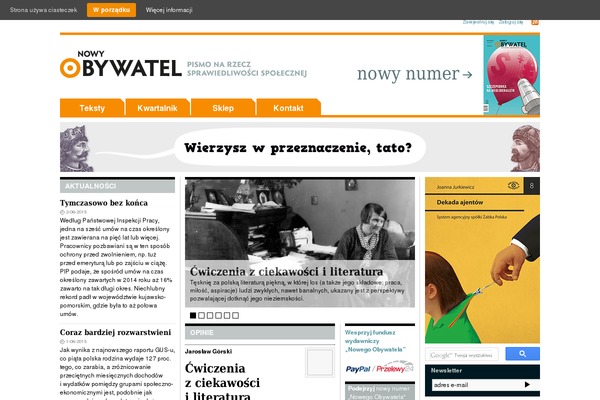 obywatel.org.pl site used Nowyobywatel