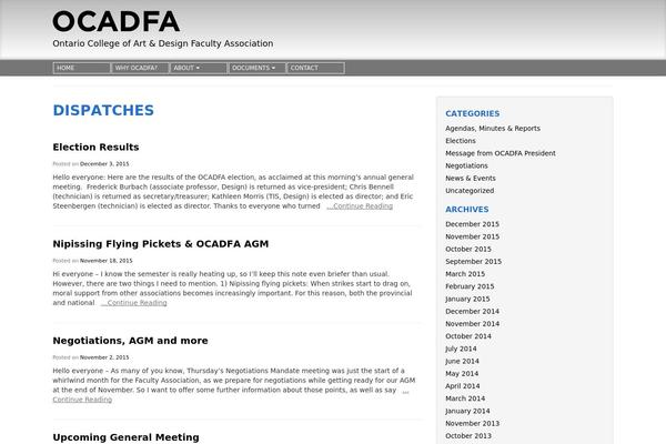 ocadfa.ca site used Ocadfa-theme