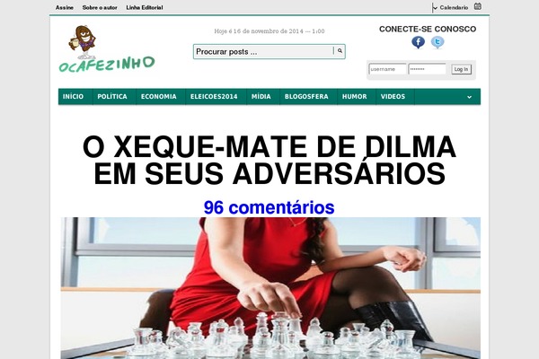 ocafezinho.com site used Ocafezinho-portal