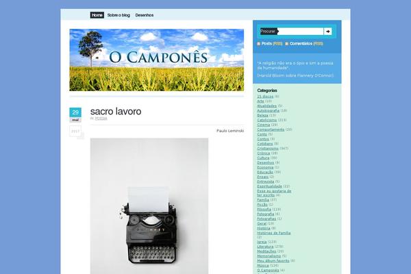 Compositio theme site design template sample