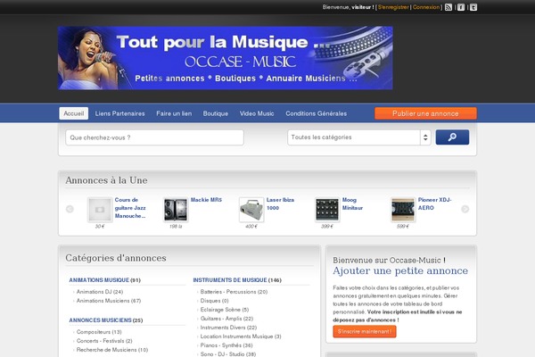 WordPress website example screenshot