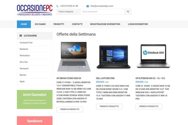 occasionepc.com site used Unicase