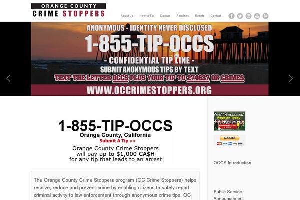 WordPress website example screenshot