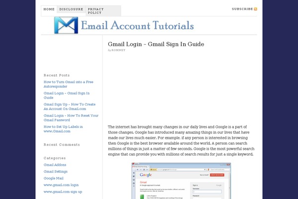 WordPress website example screenshot